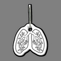 Zipper Clip W/ Lungs Tag